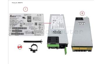 Fujitsu PY-PU503B8 GEN3+ 500W TITANIUM PSU