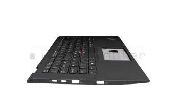 RVWV-85UK Original Lenovo Tastatur inkl. Topcase UK (englisch) schwarz/schwarz mit Backlight und Mouse-Stick