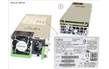 Fujitsu S26113-F574-L13 MODULAR PSU 800W PLATINUM HP