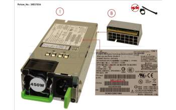 Fujitsu S26113-F575-E12 PSU 450W PLATINUM HP für S7 und S8