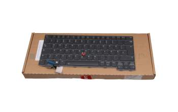 SG-B1420-2DA Original Lenovo Tastatur DE (deutsch) grau mit Backlight und Mouse-Stick