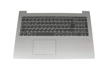 SN20M63112 Original Lenovo Tastatur inkl. Topcase DE (deutsch) grau/silber (Fingerprint)