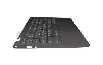 SN20Q40609 Original Lenovo Tastatur inkl. Topcase UAE (arabisch) grau/grau mit Backlight