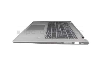 SN20Q40725 Original Lenovo Tastatur inkl. Topcase CH (schweiz) grau/silber mit Backlight