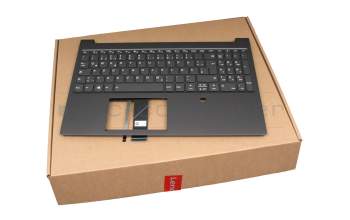 SN20U Original Lenovo Tastatur inkl. Topcase DE (deutsch) grau/grau mit Backlight