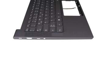 SN20W85087 Original Lenovo Tastatur inkl. Topcase DE (deutsch) grau/grau mit Backlight