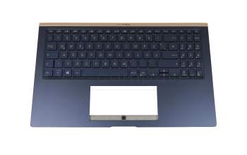 SN2580BL3 Original LiteOn Tastatur inkl. Topcase DE (deutsch) blau/blau mit Backlight