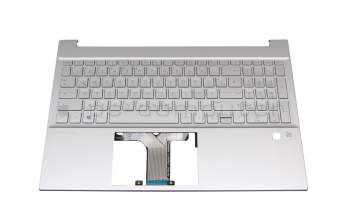 SP5CD045B230 Original HP Tastatur inkl. Topcase DE (deutsch) silber/silber mit Backlight