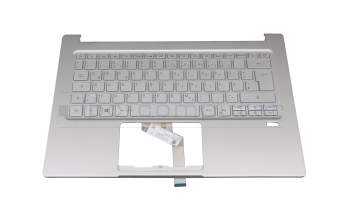 SV03P_A70SWL Original Acer Tastatur inkl. Topcase DE (deutsch) silber/silber mit Backlight