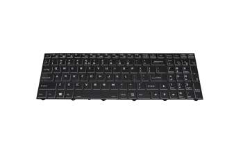 Sager Notebook NP7879PQ-S (NH77HPQ) Original Tastatur US (englisch) schwarz mit Backlight