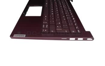 TF103000457 Original Lenovo Tastatur inkl. Topcase UK (englisch) lila/lila mit Backlight