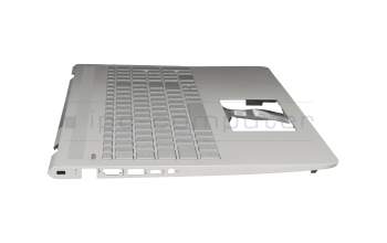 TPN-Q190 Original HP Tastatur inkl. Topcase DE (deutsch) silber/silber mit Backlight