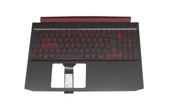 TSFA2K1000301 Original Acer Tastatur inkl. Topcase DE (deutsch) schwarz/schwarz/rot mit Backlight