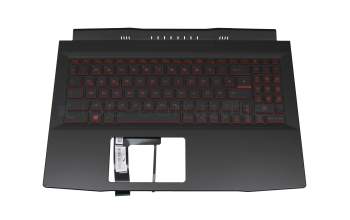 V203222F Original MSI Tastatur inkl. Topcase DE (deutsch) schwarz/rot/schwarz mit Backlight