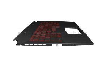 V203222F Original MSI Tastatur inkl. Topcase DE (deutsch) schwarz/rot/schwarz mit Backlight