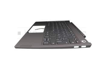 VI72320BK2-GK Original Lenovo Tastatur inkl. Topcase DE (deutsch) grau/grau mit Backlight