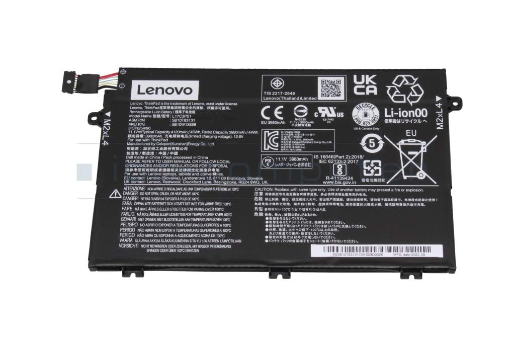 Аккумулятор lenovo e480