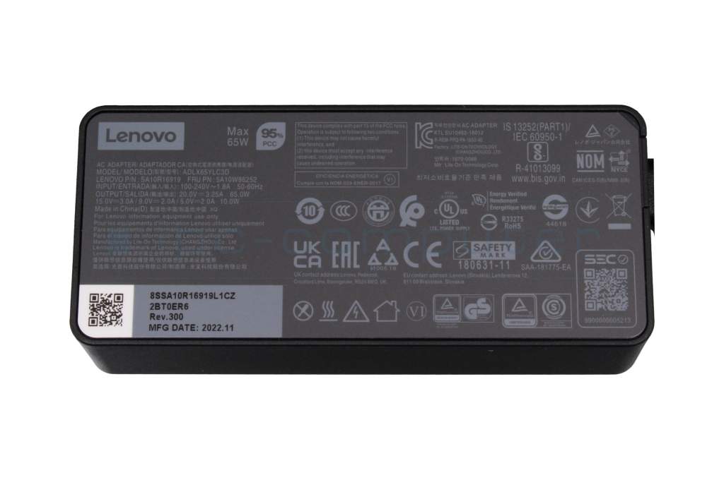 Lenovo ThinkPad L580 (20LW/20LX) Original USB-C Netzteil 65,0 Watt -  ipc-computer.de