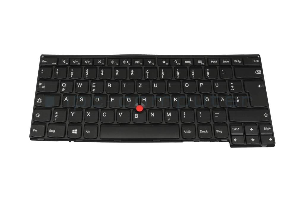 Tastatur De Deutsch Schwarzschwarz Matt Mit Mouse Stick Für