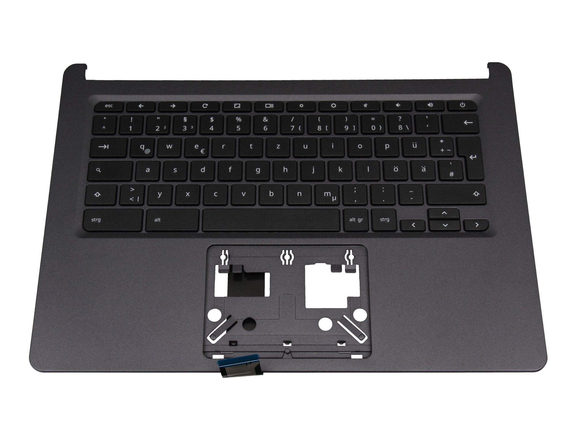 ACER 1KAJZZG0623 Tastatur inkl. Topcase DE (deutsch) weiß/schwarz