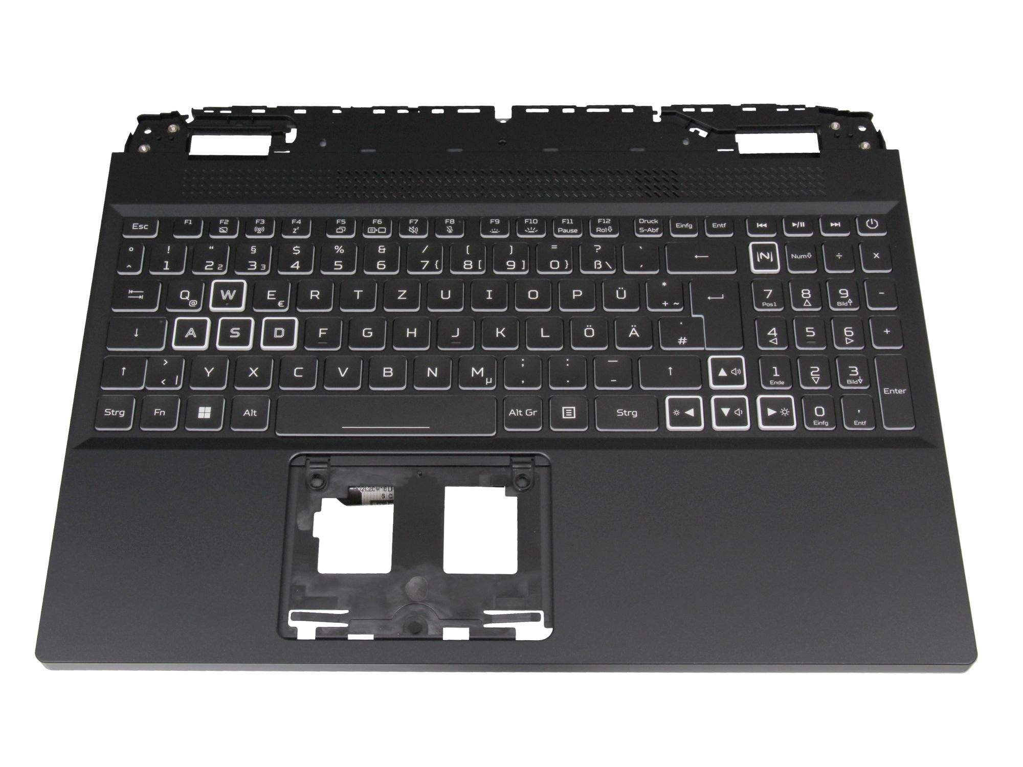 ACER 32204EB9K201 Tastatur inkl. Topcase DE (deutsch) schwarz/schwarz mit Backlight (4060/4070)