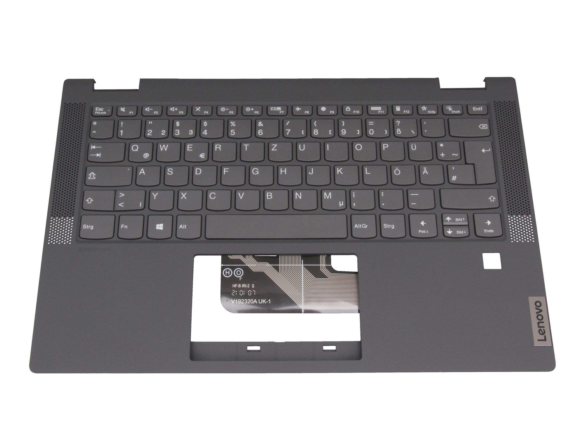 LENOVO 4600MD080011 Tastatur inkl. Topcase DE (deutsch) grau/grau