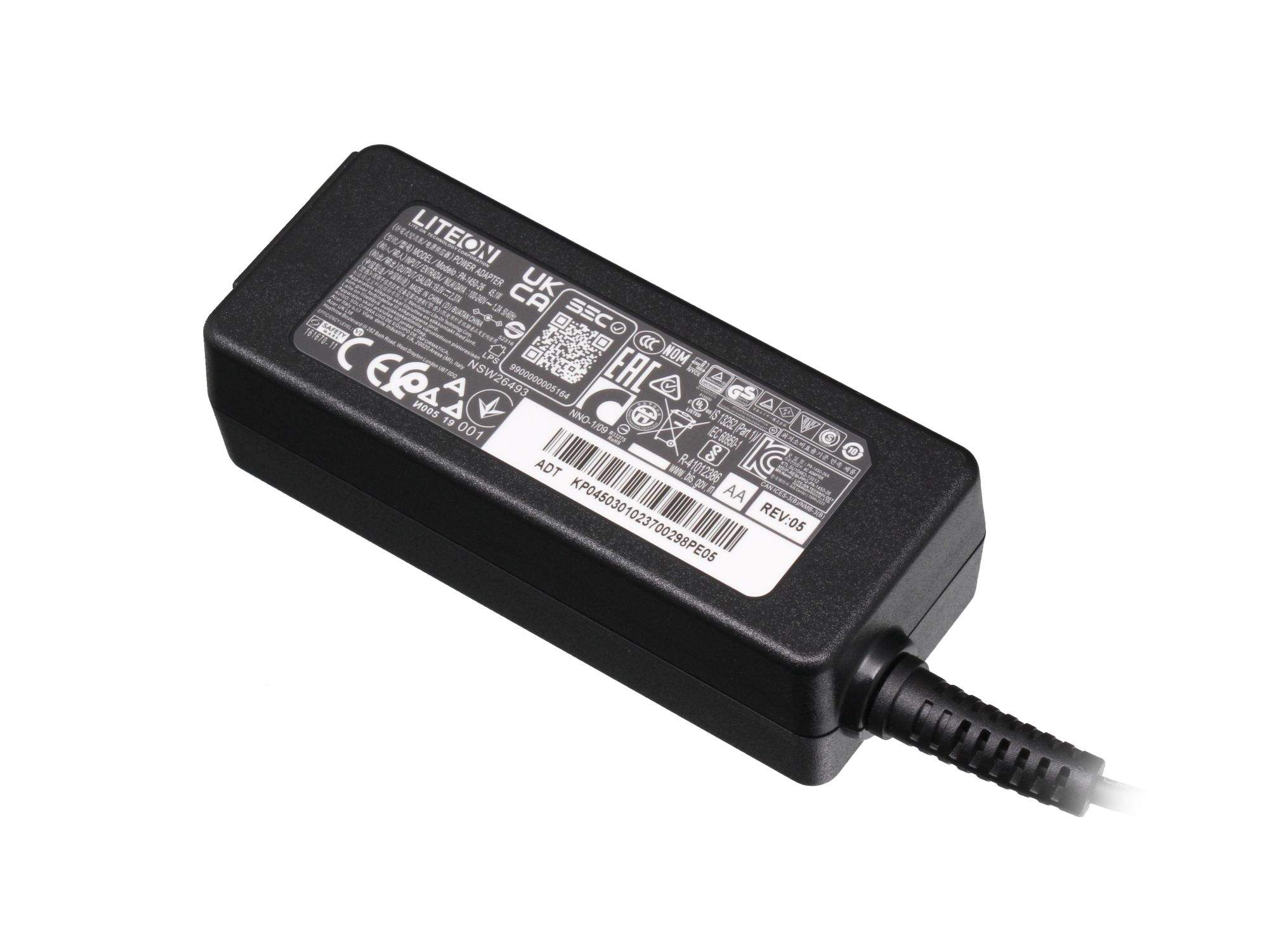 ACER Netzteil 45 Watt schwarz - Original für Acer TravelMate P446-M