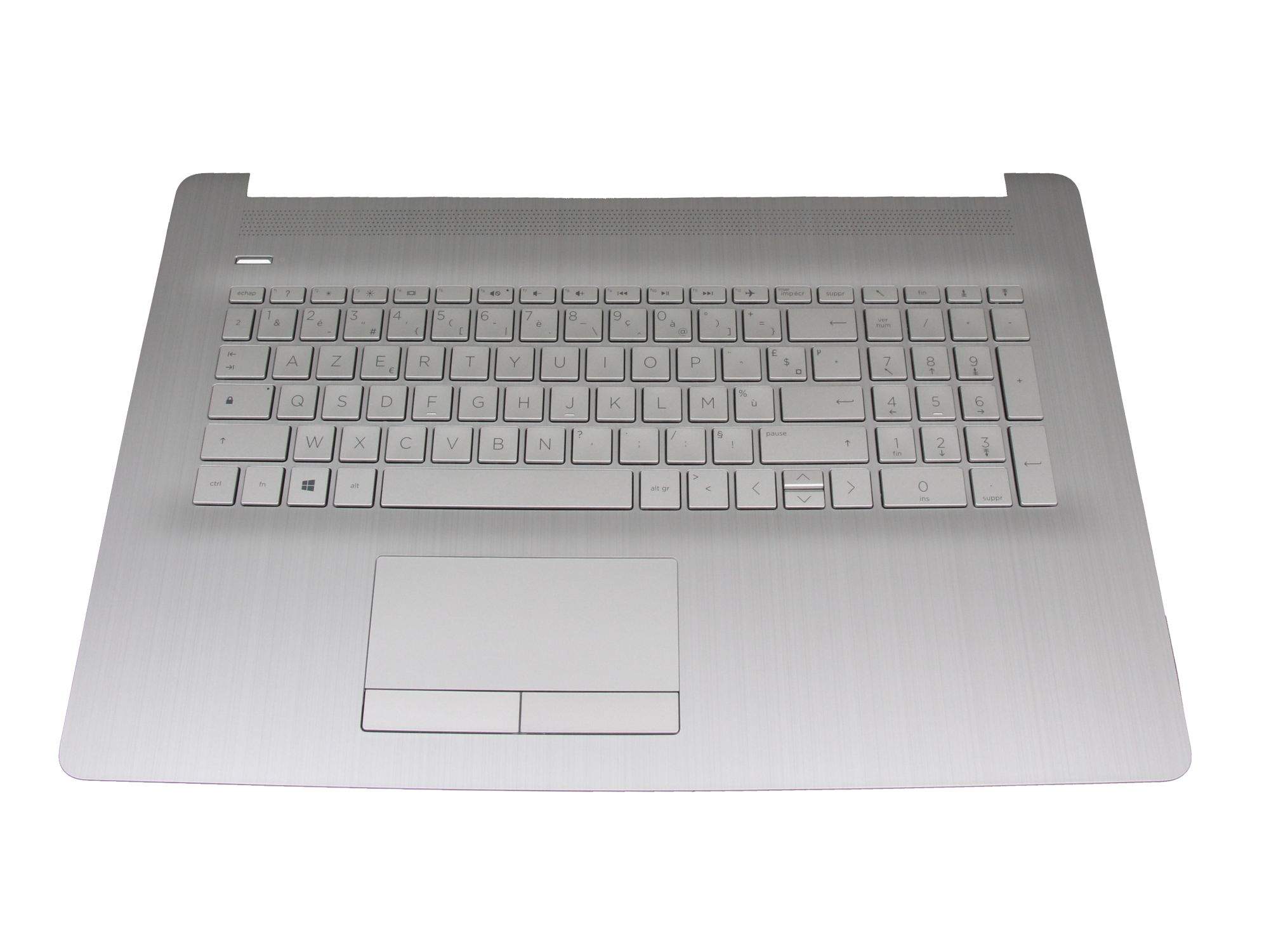 HP Tastatur inkl. Topcase FR (französisch) silber/silber (DVD) (PTP) für HP 17-by4000