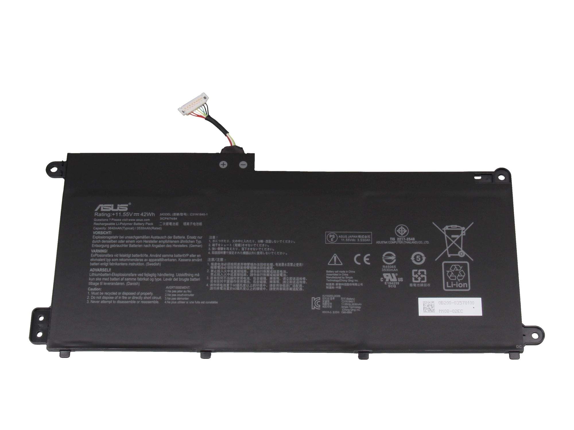 ASUS C436 BATTERY/COS