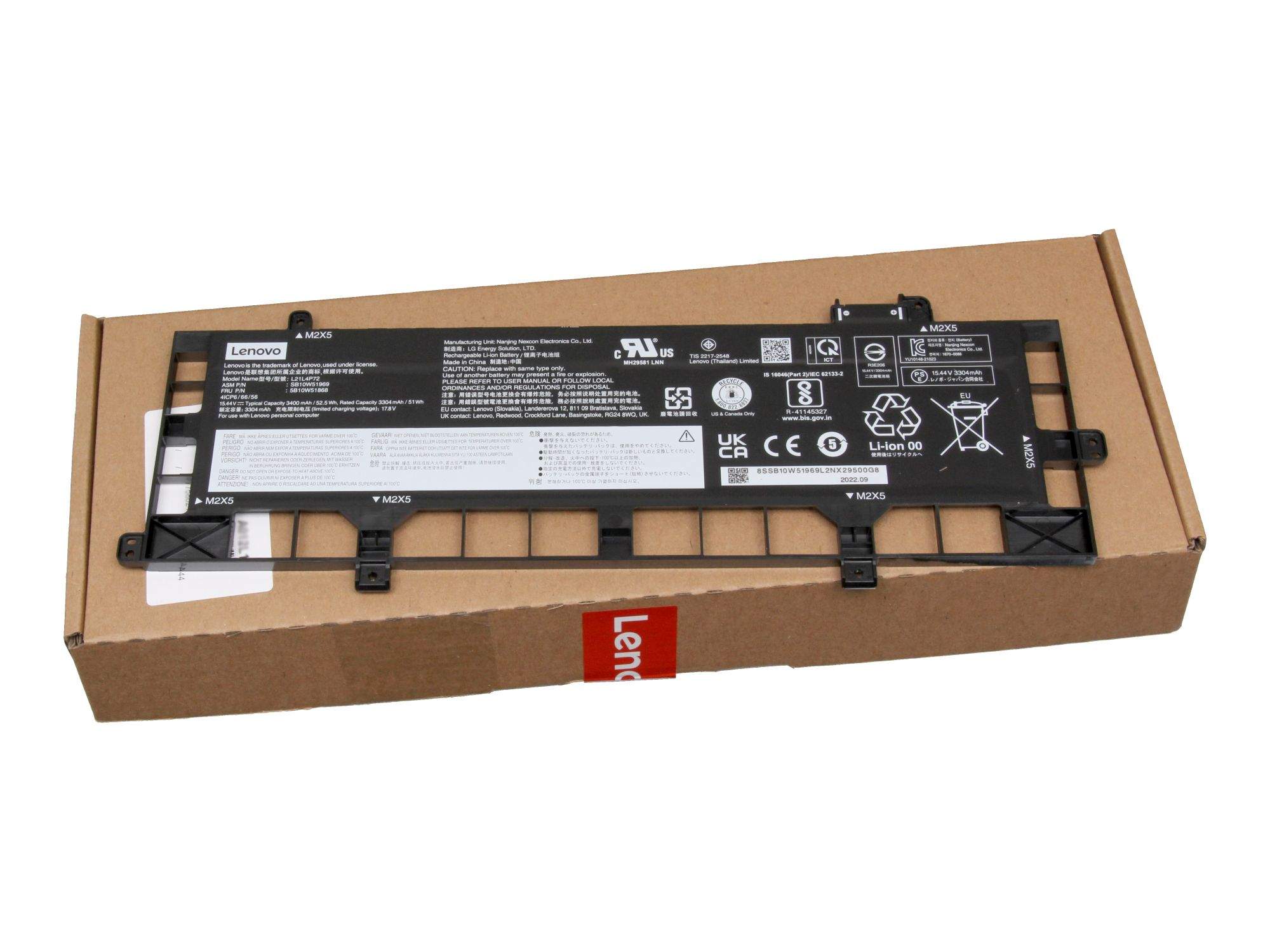 LENOVO BATTERY Internal, 4c 52.5Wh,