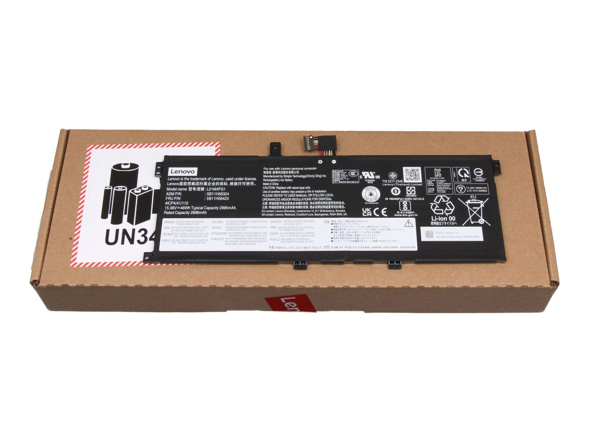 LENOVO BATTERY Internal, 4c 46Wh,