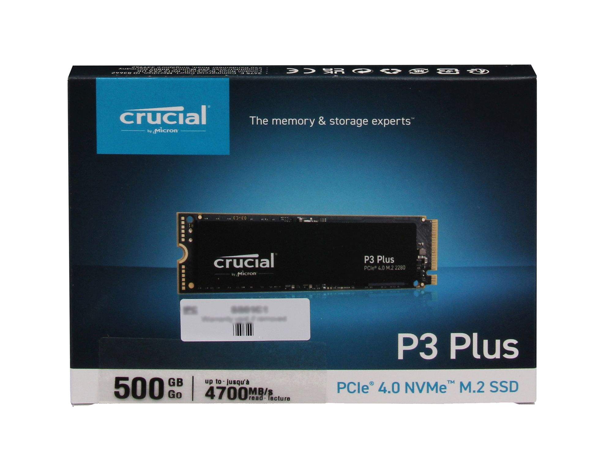 CRUCIAL P3 Plus 500GB