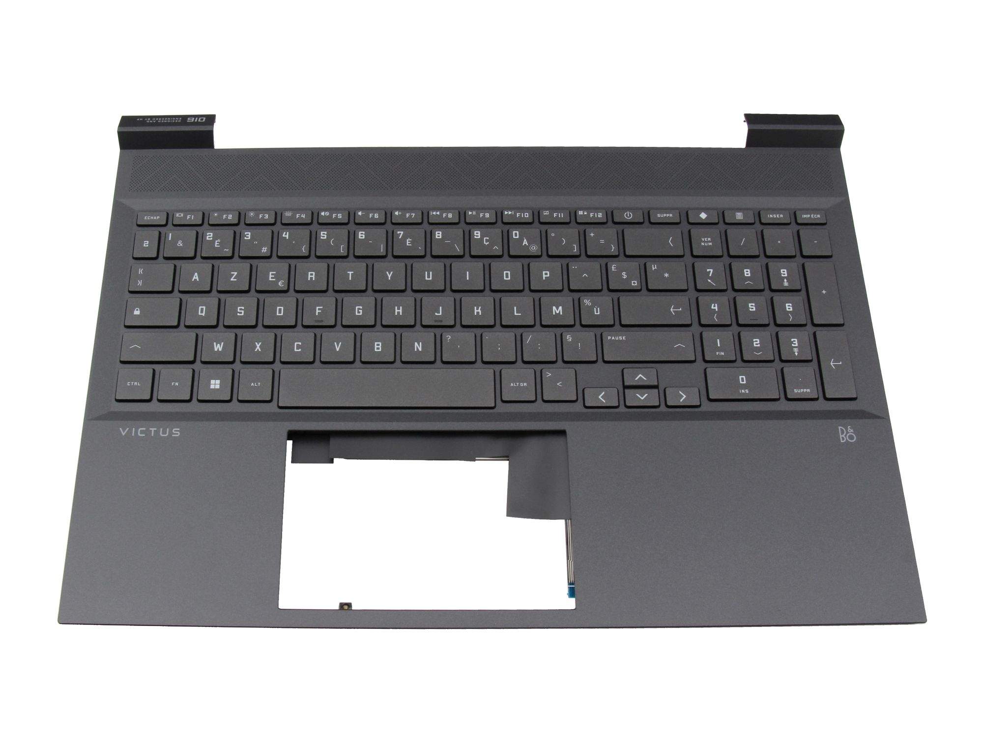 HP TOP COVER MCS W KB MCS BL FR