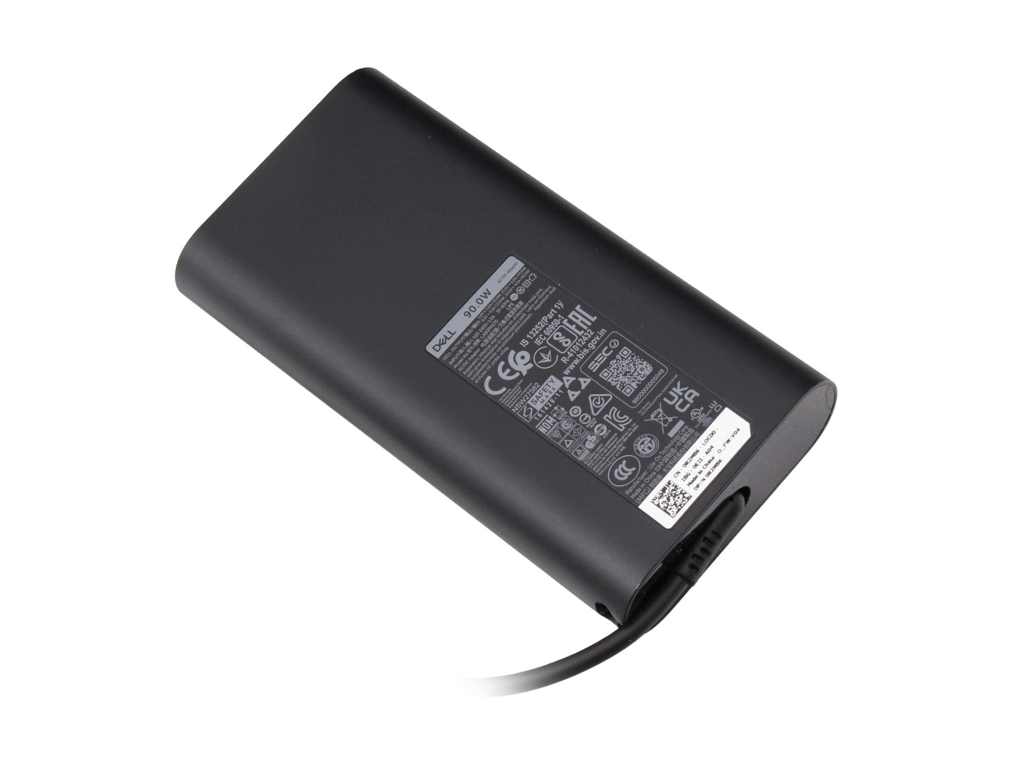DELL USB-C Netzteil 90,0 Watt abgerundete Bauform (+USB-A Port 10W) für Dell XPS 15 (9520)