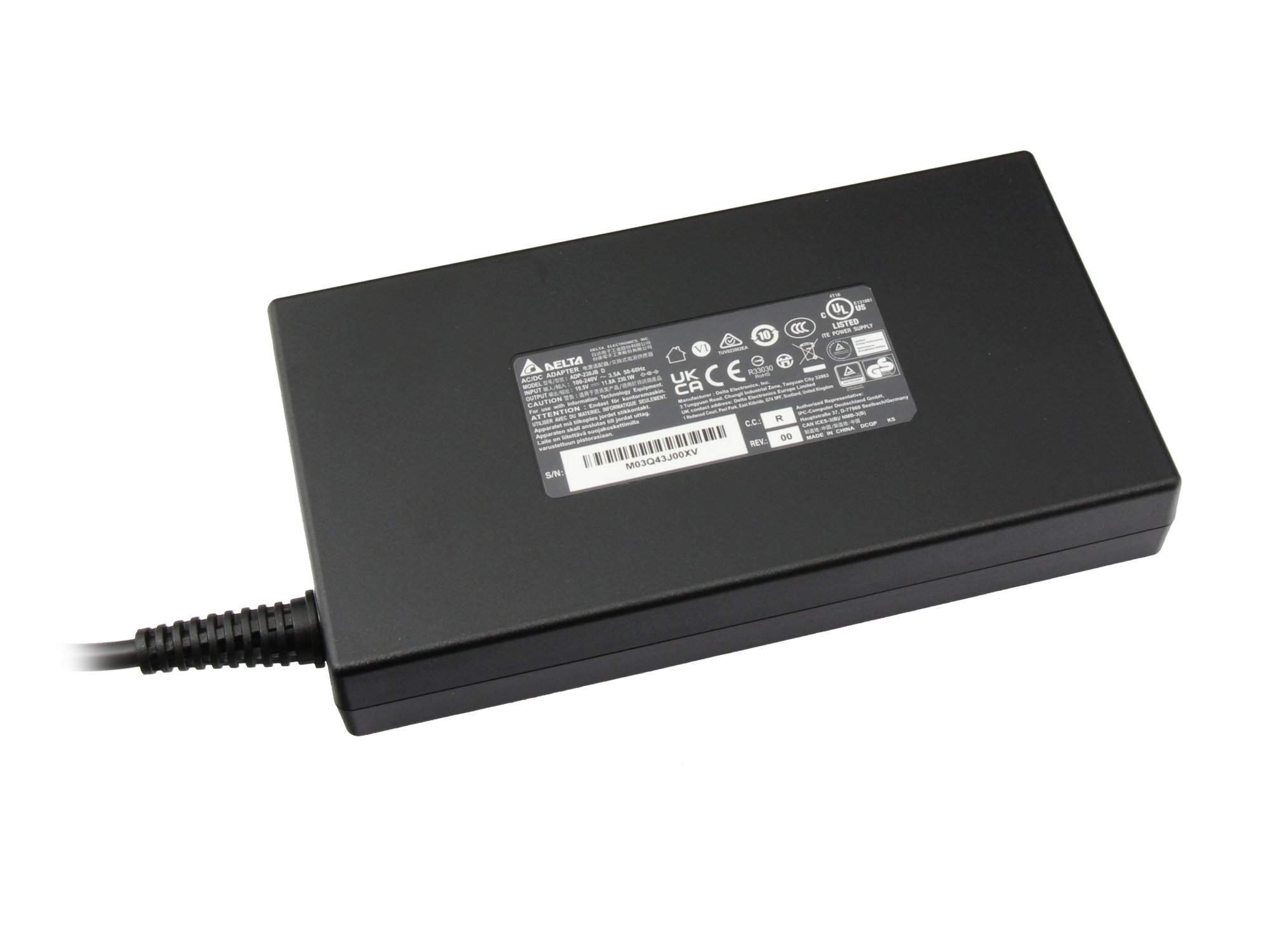 ACER Netzteil 230,0 Watt (Delta Electronics) für Acer Predator Triton 300 (PT315-52)