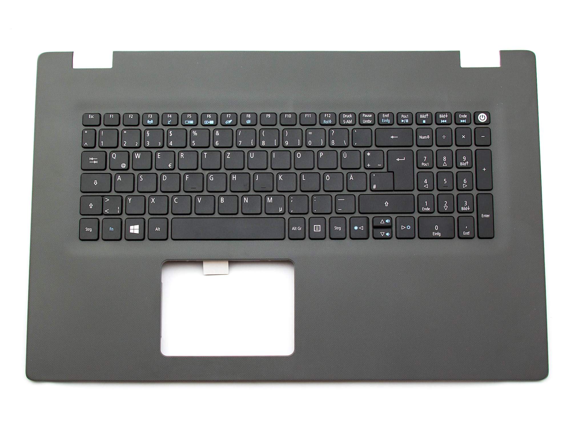 ACER Tastatur inkl. Topcase DE (deutsch) schwarz/grau Original für Acer Aspire E5-722 Serie