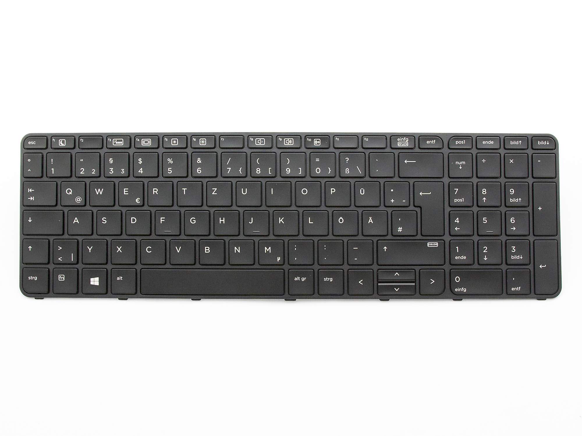 HP Tastatur, deutsch (DE) mit Backlight für Hewlett Packard ProBook 455 G3 Serie