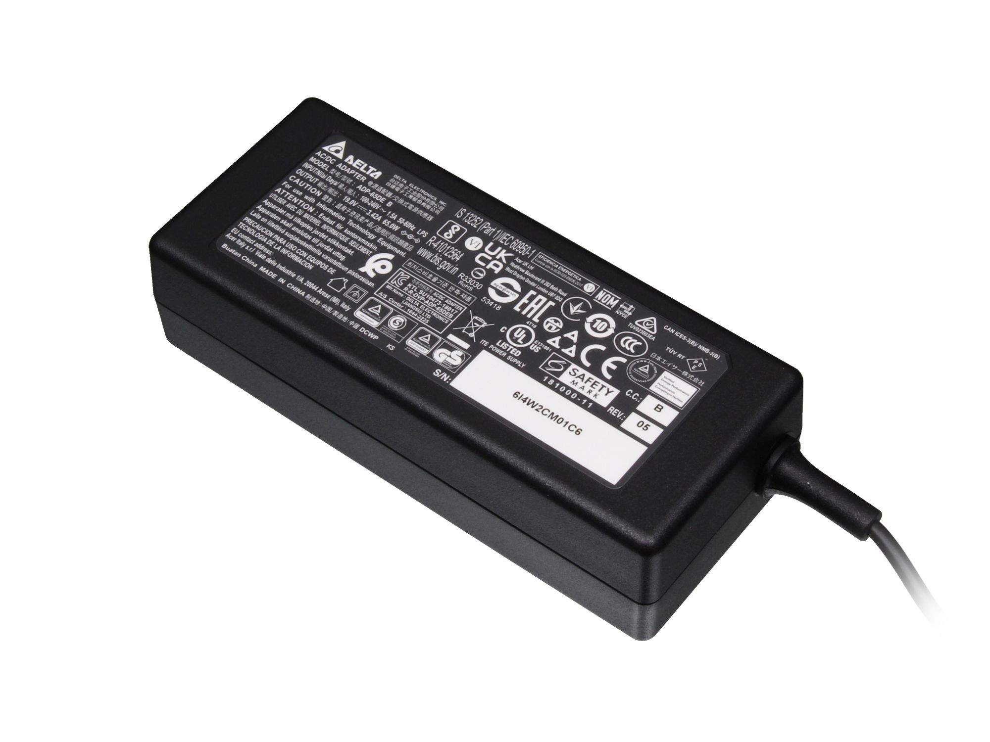 ACER Ersatzteil AC Adapter 65W AS 5349 (S)