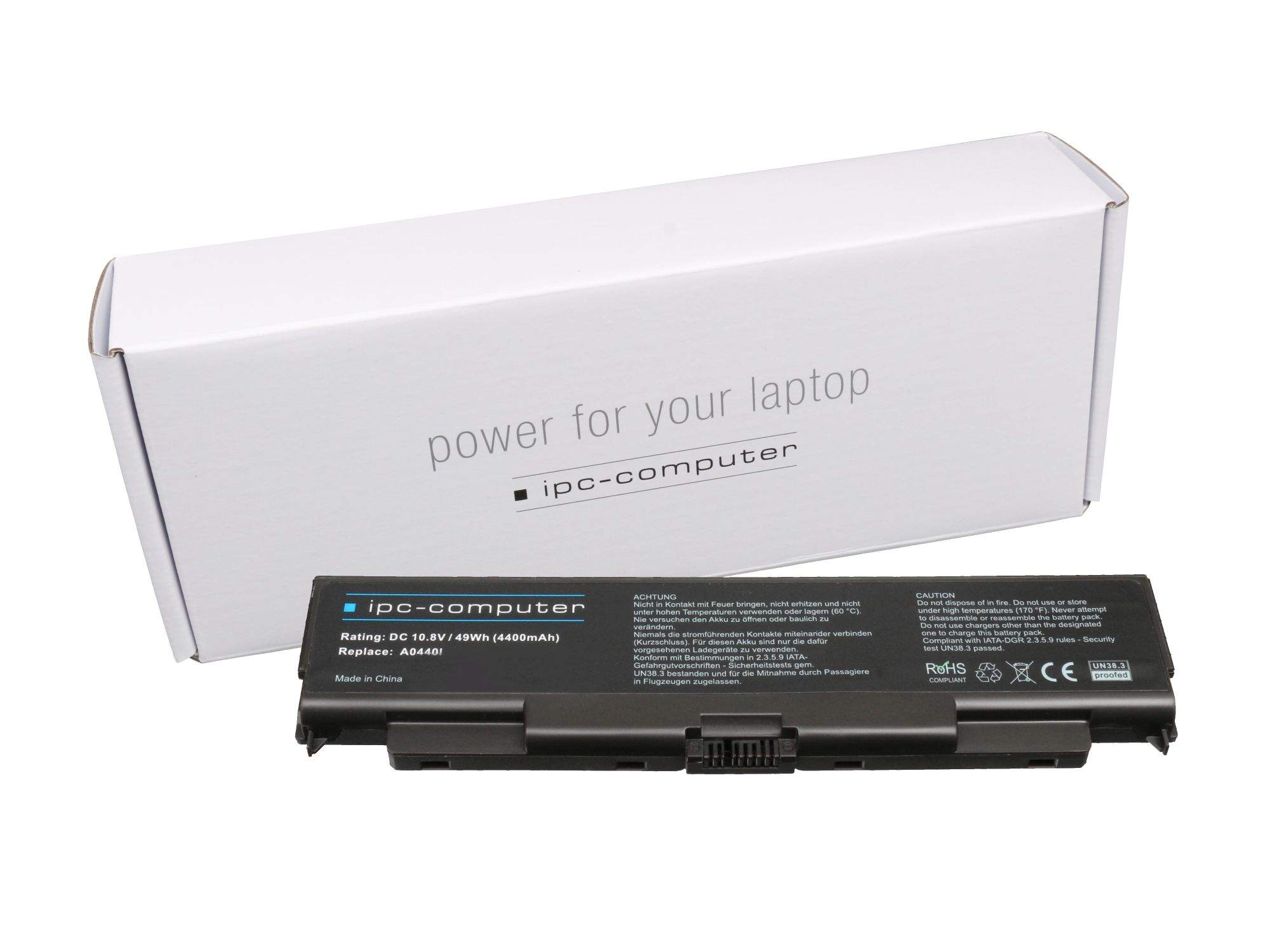 LENOVO IPC-Computer Akku 49Wh für Lenovo ThinkPad W540 (20BG/20BH) Serie