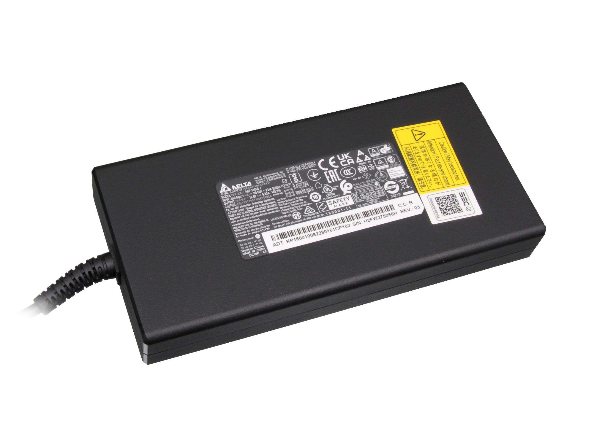 ACER Netzteil 180 Watt - Original für Acer Aspire V 15 Nitro (VN7-593G) Serie