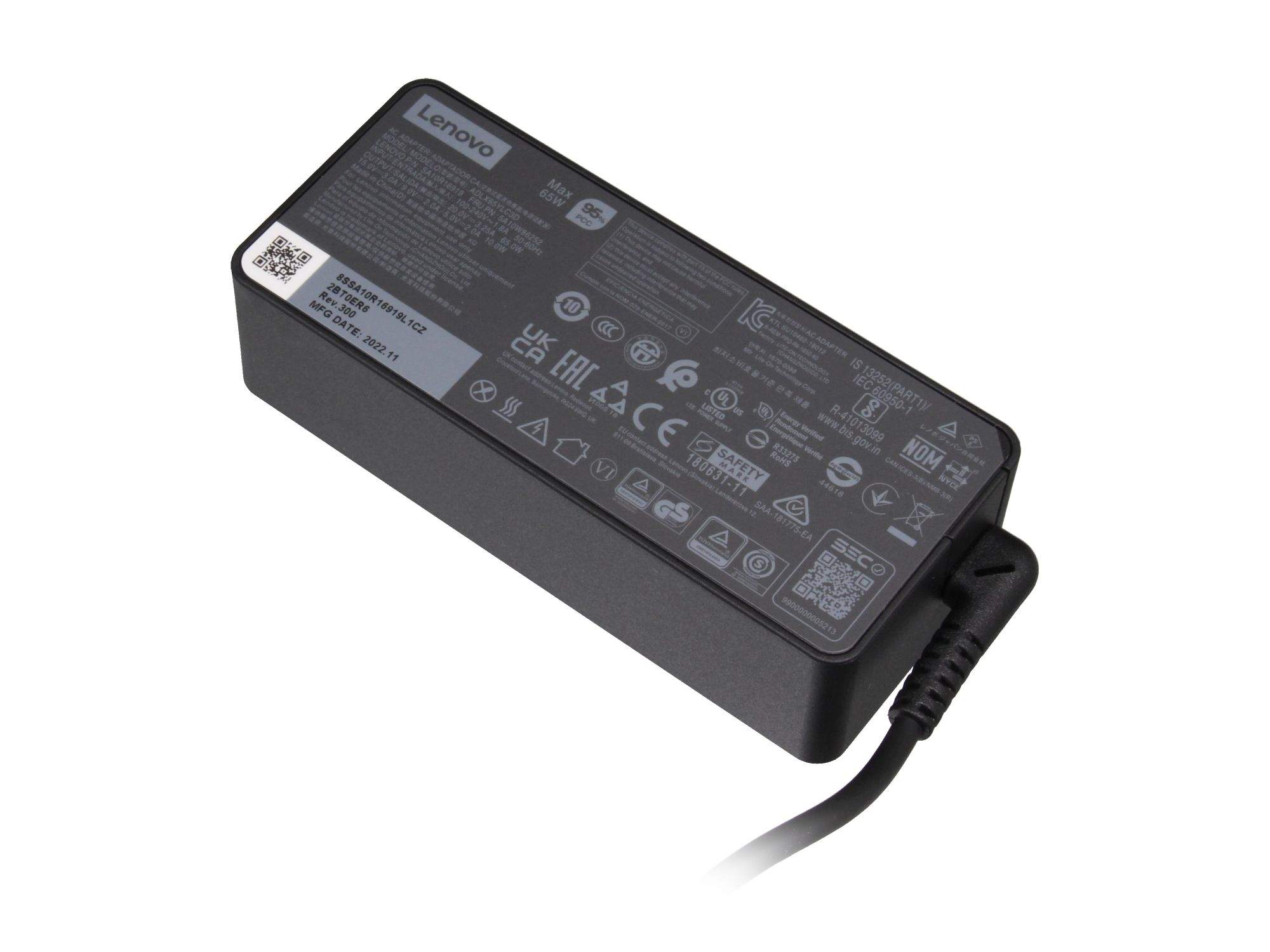 LENOVO USB-C 65W AC Adapter - Netzteil - Wechselstrom 100-240 V - 65 Watt