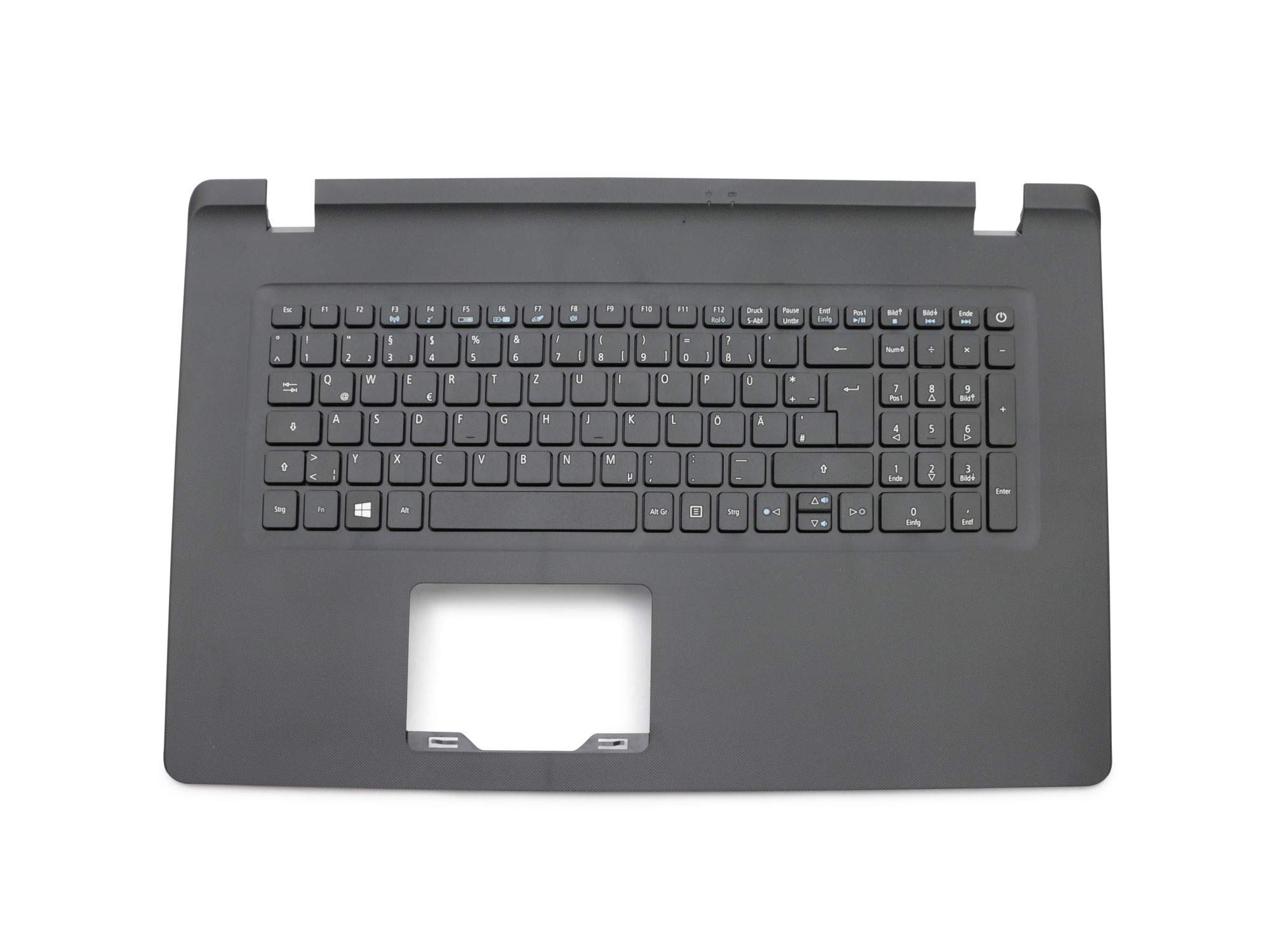 ACER Tastatur inkl. Topcase DE (deutsch) schwarz/schwarz Original für Acer Aspire ES1-732 Serie