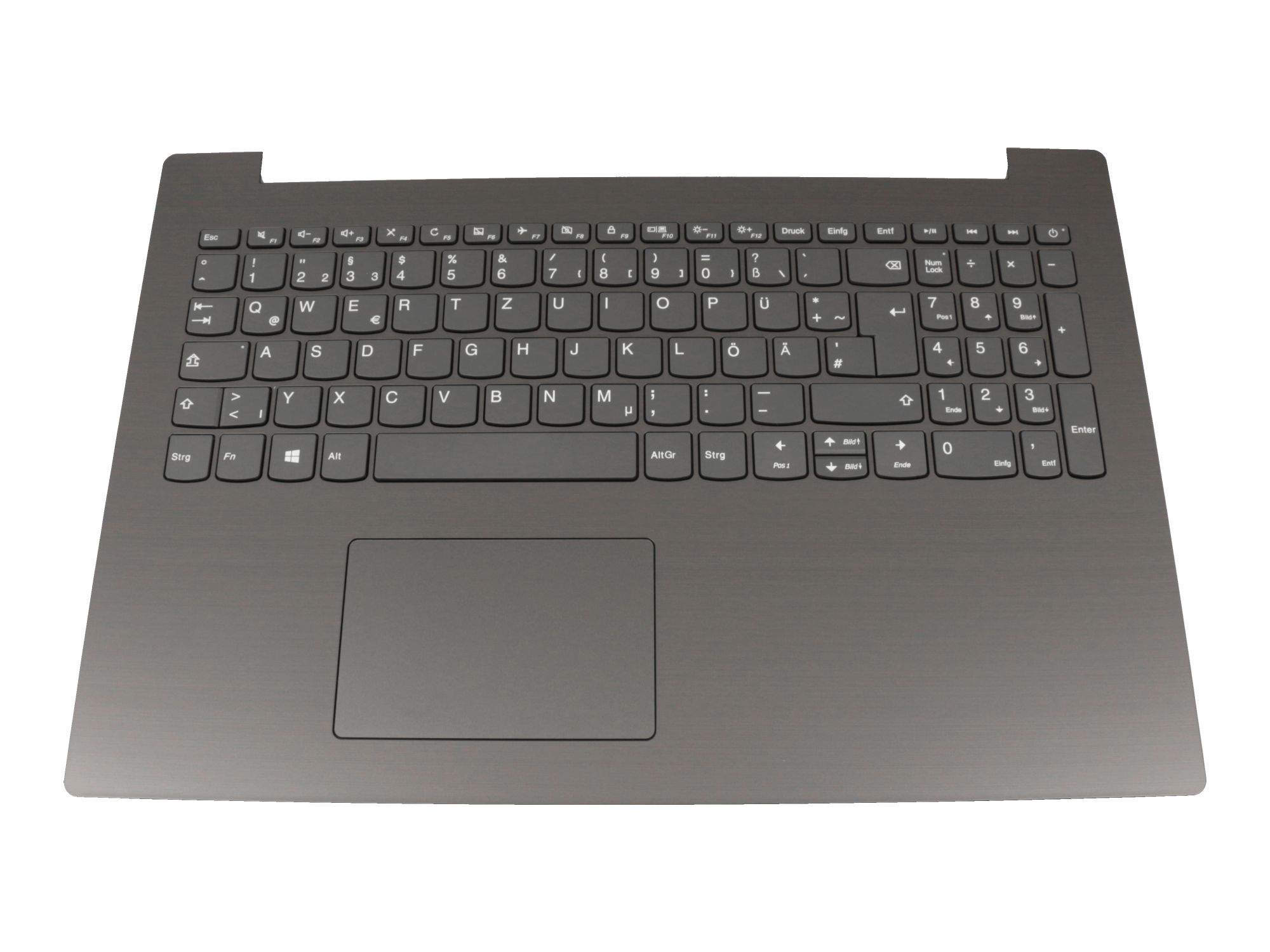 LENOVO Tastatur inkl. Topcase DE (deutsch) grau/grau Original für Lenovo IdeaPad 320-15IKB (81BG/81B