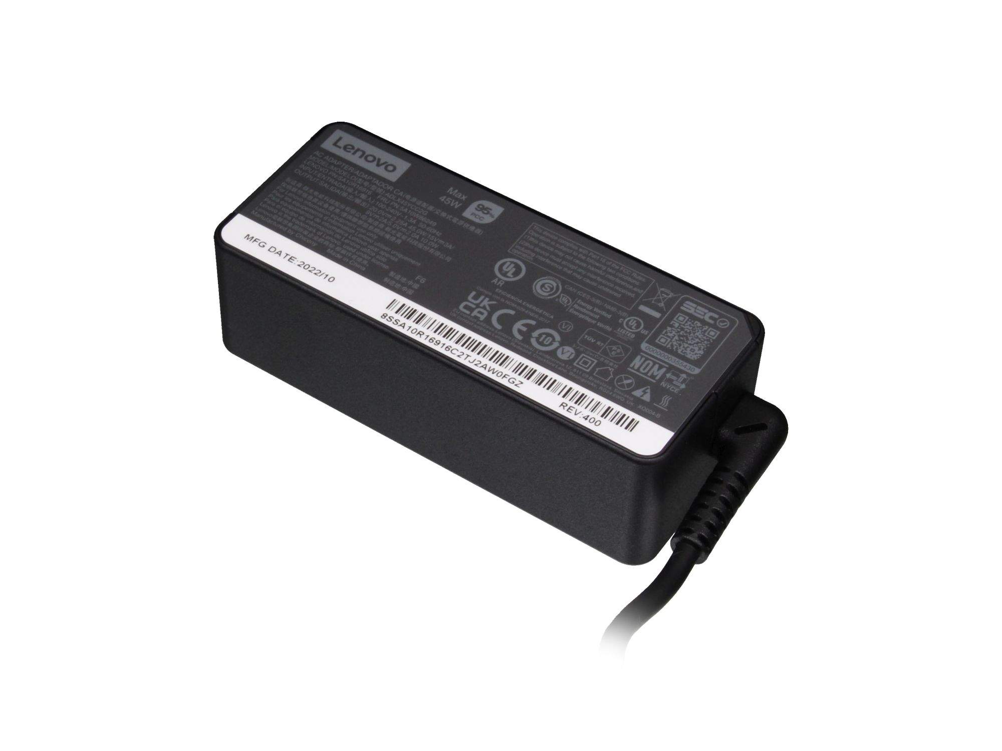LENOVO Netzteil USB-C 45 Watt - Original für Lenovo IdeaPad Miix 720-12IKB (80VV) Serie