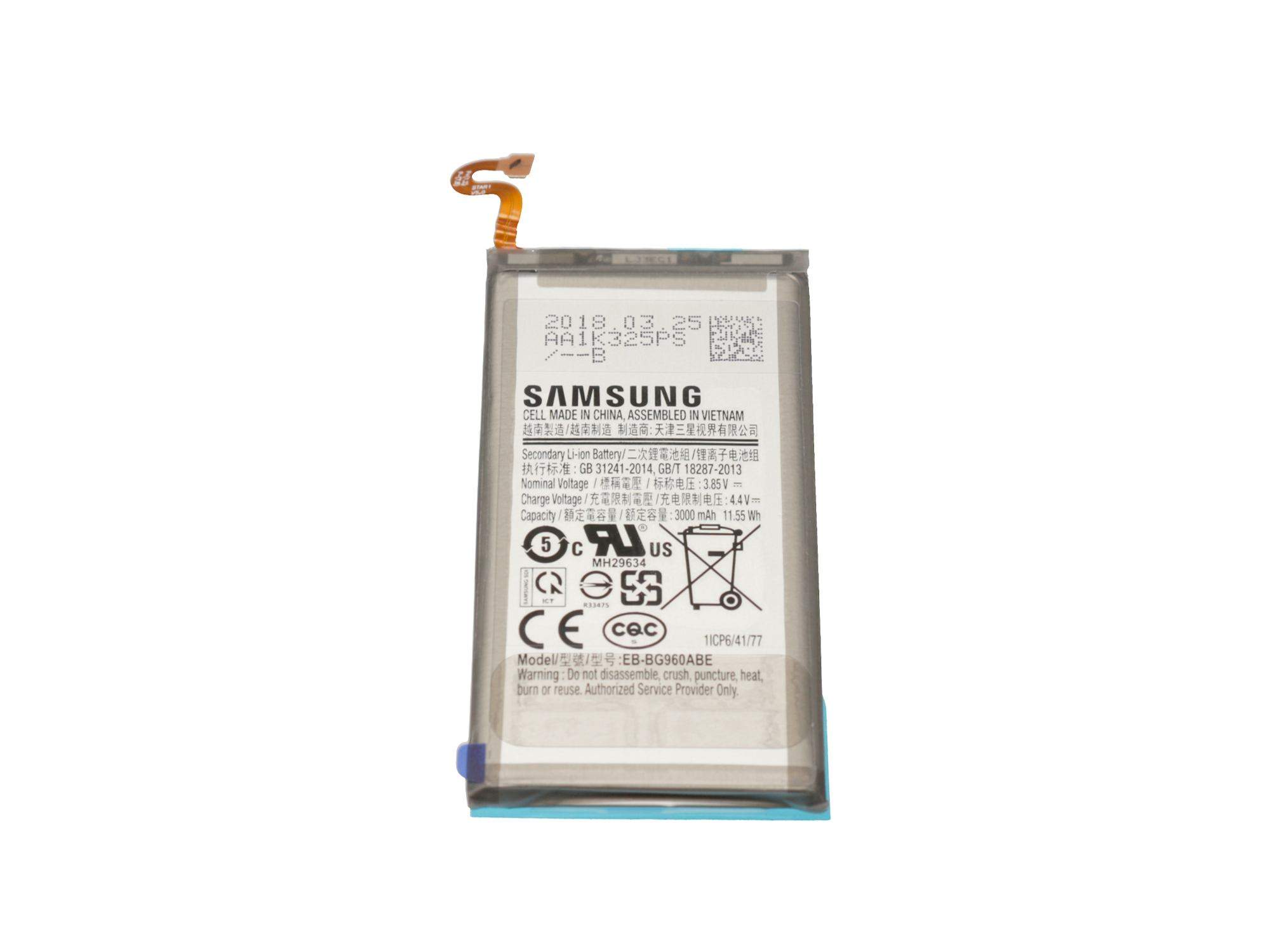 SAMSUNG EB-BG960ABE - Batterie - Li-Ion - 3000 mAh - 11,55 Wh - für Galaxy S9, S9 Enterprise Edition
