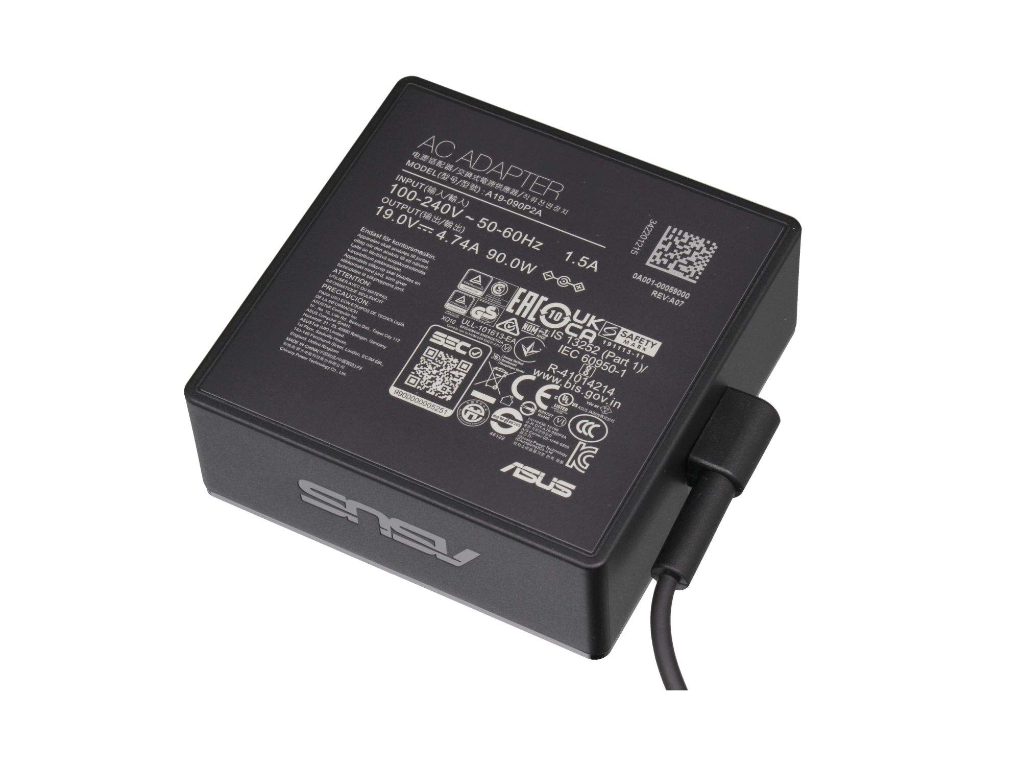 ASUS 0A001-00055900 Netzteil 90 Watt slim schwarz Original