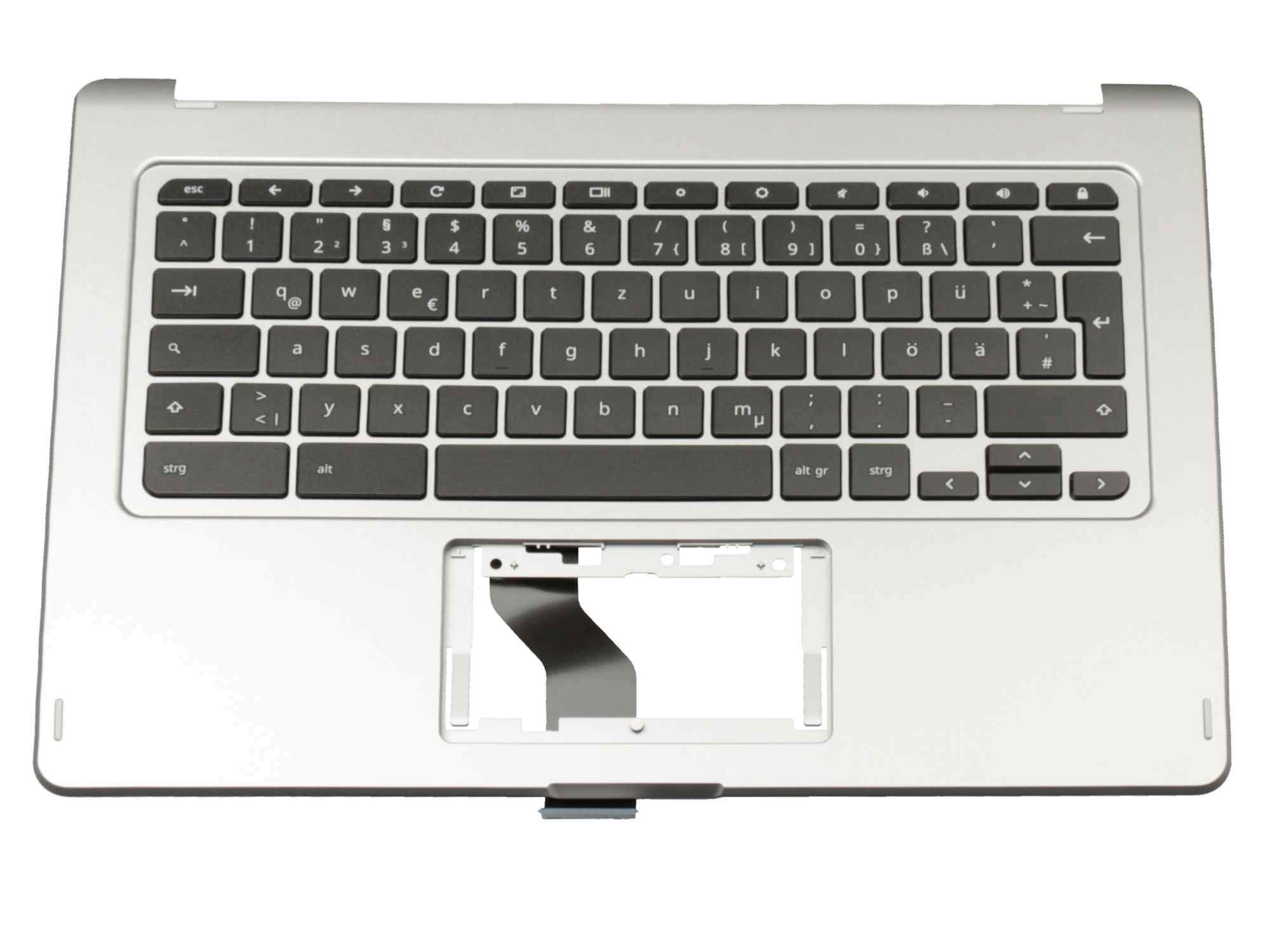 ACER COVER.UPPER.W/KB.GER.SILVER