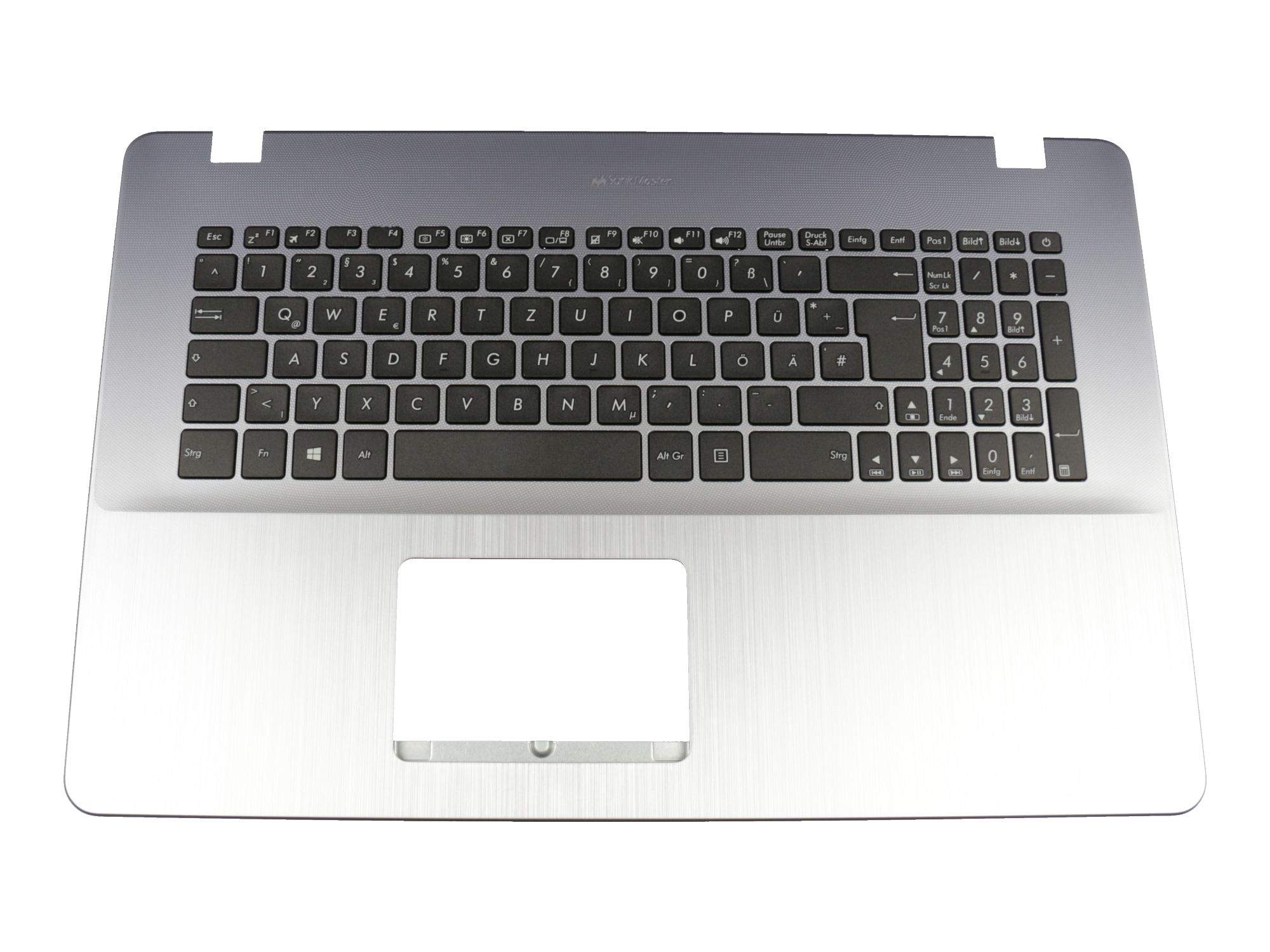 ASUS Tastatur inkl. Topcase DE (deutsch) schwarz/silber Original für Asus VivoBook 17 A705UA Serie