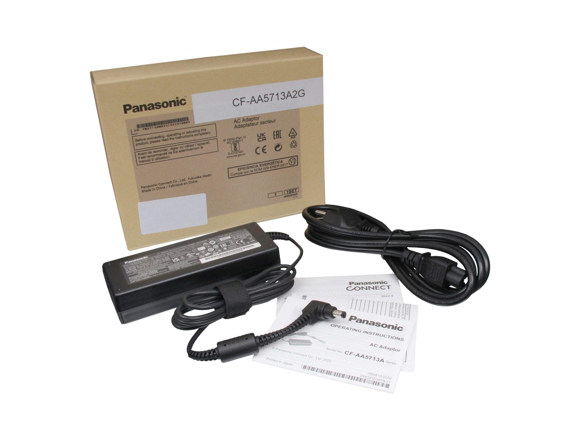 PANASONIC CF-AA5713AG Ersatznetzteil / Netzadapter 3-pin extern fuer CF-52 MK3