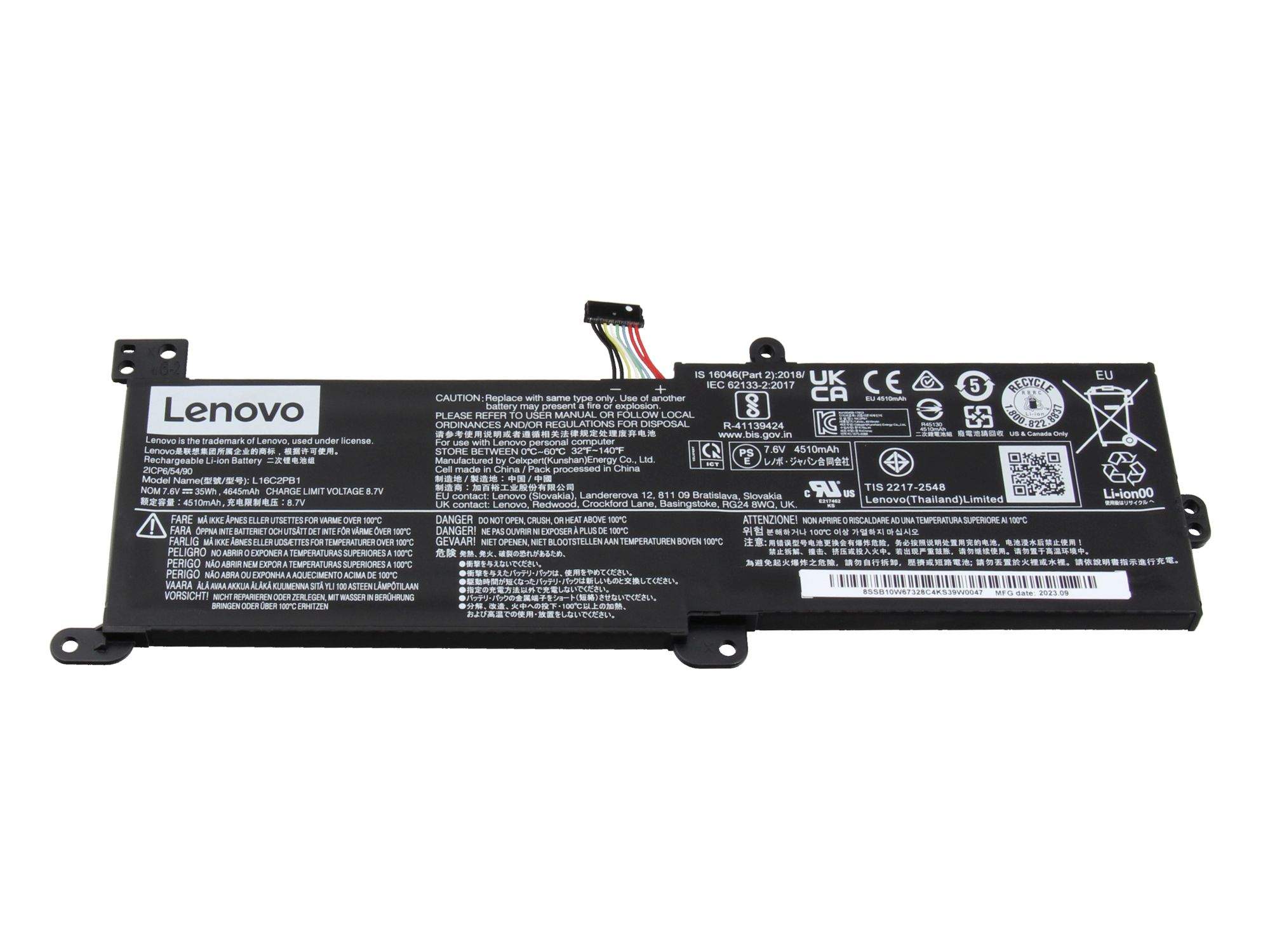 LENOVO Akku 35Wh Original für Lenovo IdeaPad S145-15AST (81N3) Serie